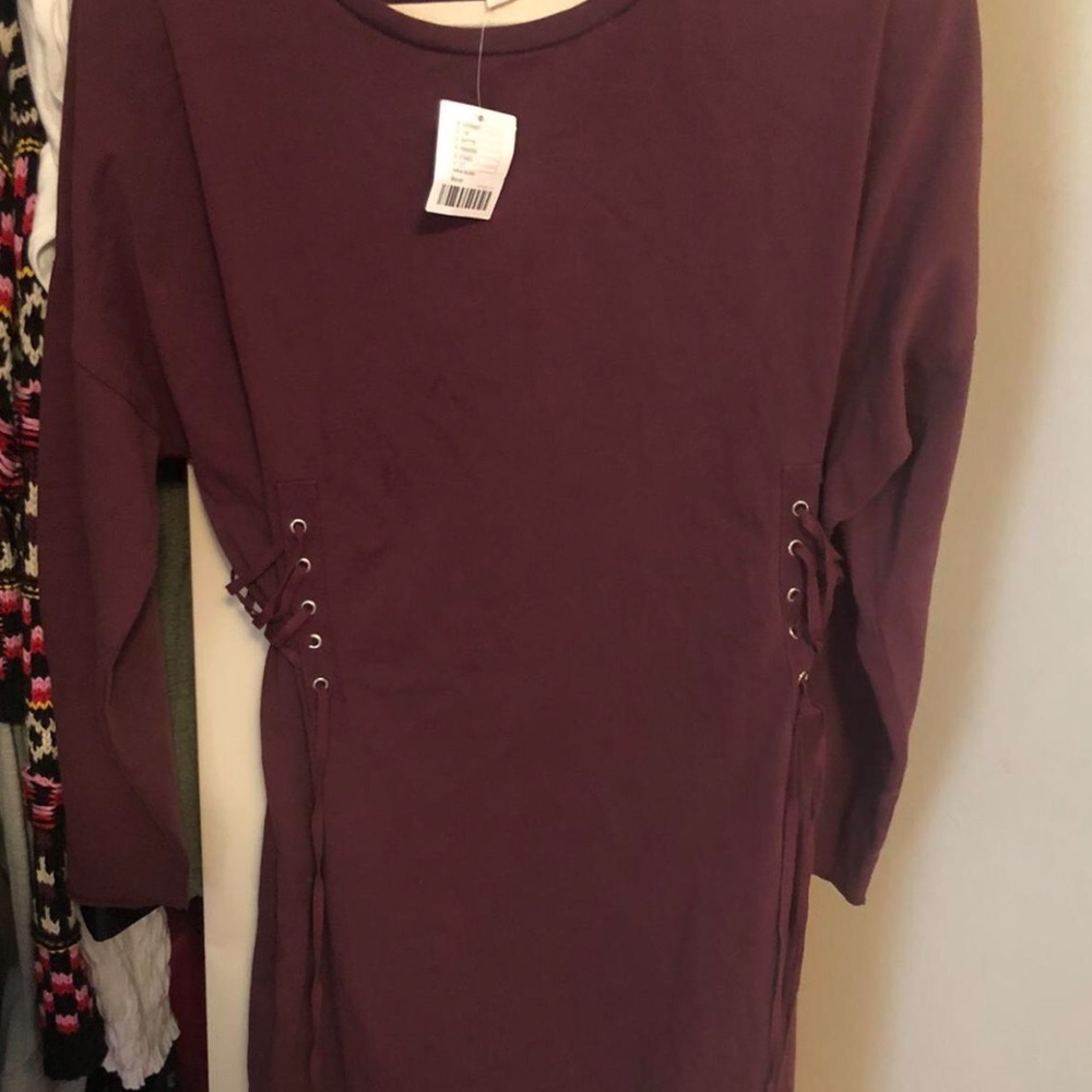 Urban Outfitters Lace Up Mini Dress
